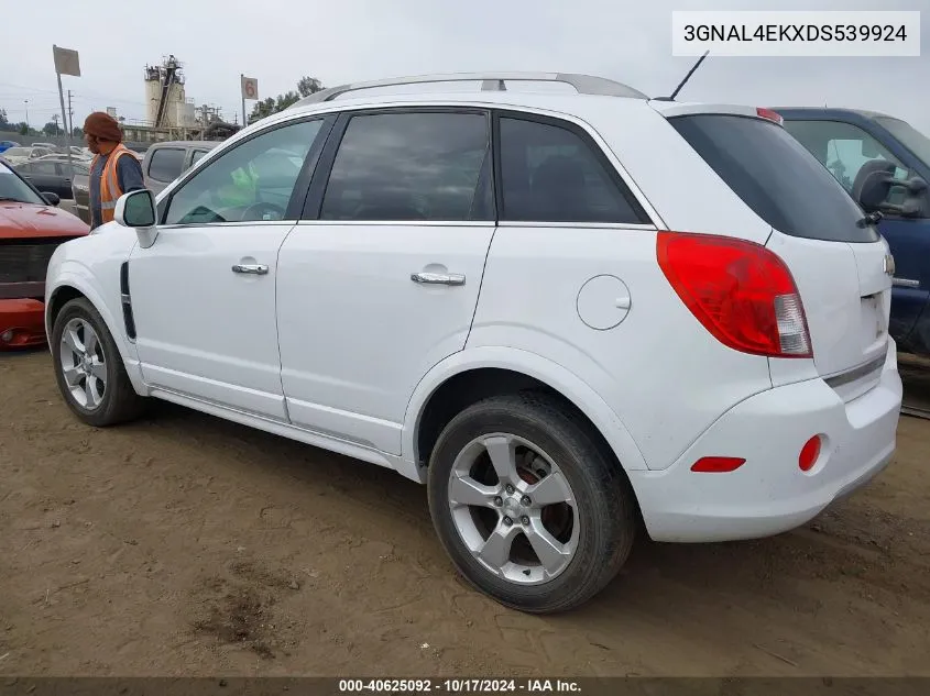 2013 Chevrolet Captiva Sport Ltz VIN: 3GNAL4EKXDS539924 Lot: 40625092