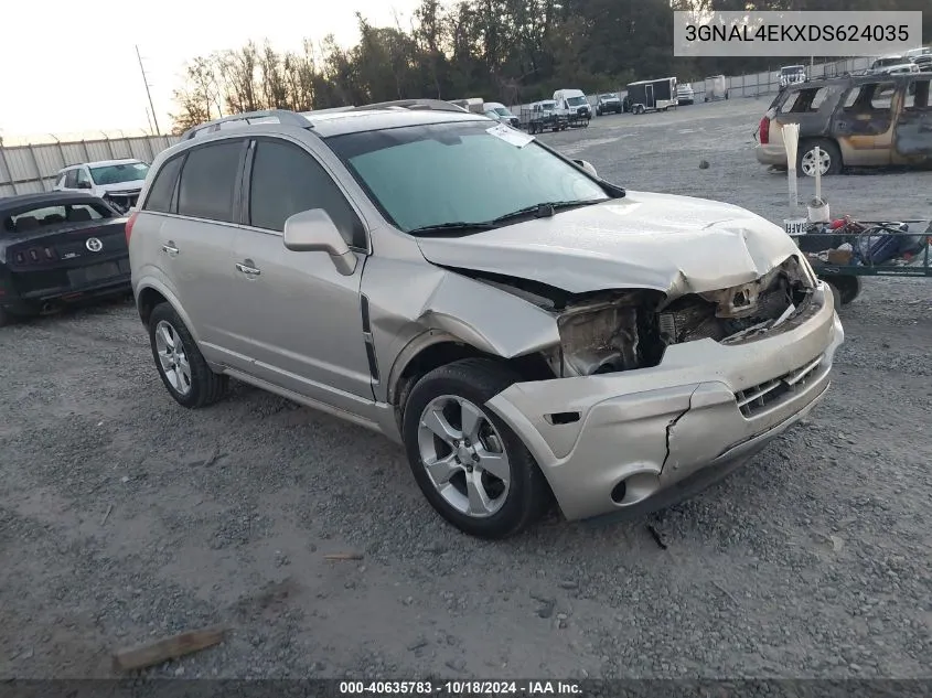 2013 Chevrolet Captiva Sport Ltz VIN: 3GNAL4EKXDS624035 Lot: 40635783