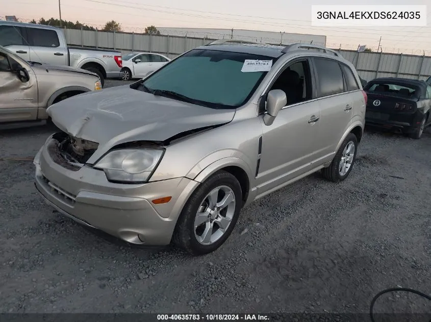 2013 Chevrolet Captiva Sport Ltz VIN: 3GNAL4EKXDS624035 Lot: 40635783