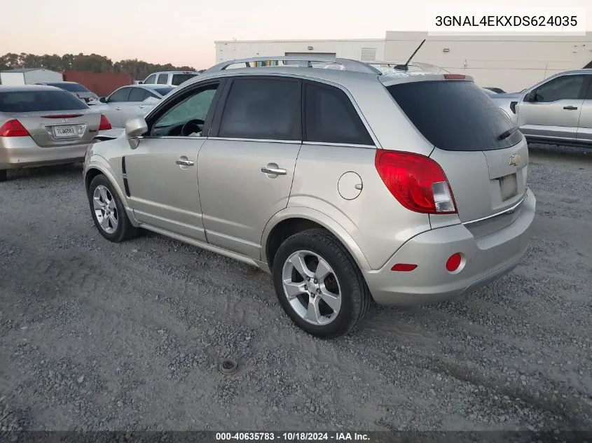 2013 Chevrolet Captiva Sport Ltz VIN: 3GNAL4EKXDS624035 Lot: 40635783