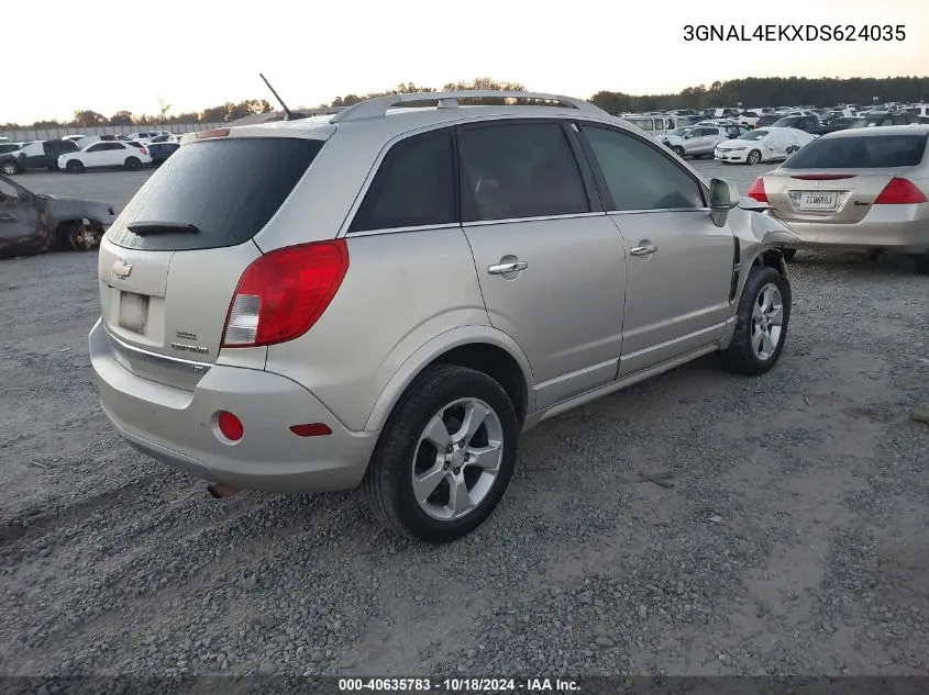 2013 Chevrolet Captiva Sport Ltz VIN: 3GNAL4EKXDS624035 Lot: 40635783