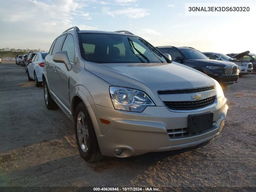 2013 Chevrolet Captiva Sport Lt VIN: 3GNAL3EK3DS630320 Lot: 40636945