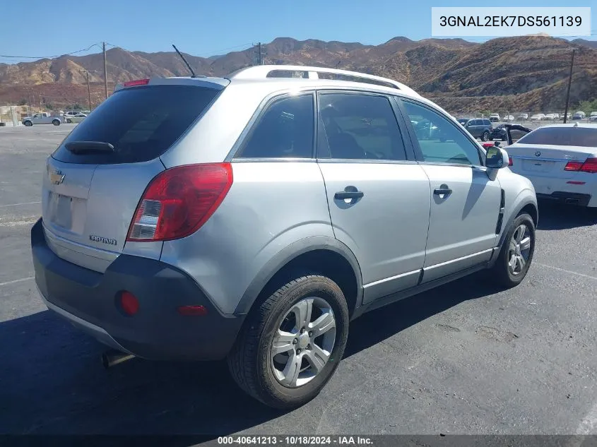 2013 Chevrolet Captiva Sport 2Ls VIN: 3GNAL2EK7DS561139 Lot: 40641213