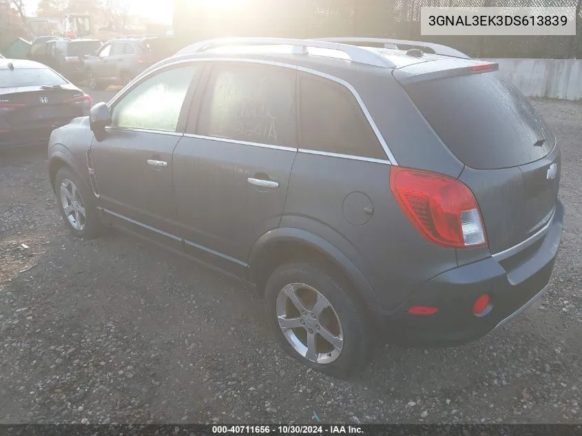 2013 Chevrolet Captiva Sport Lt VIN: 3GNAL3EK3DS613839 Lot: 40711656