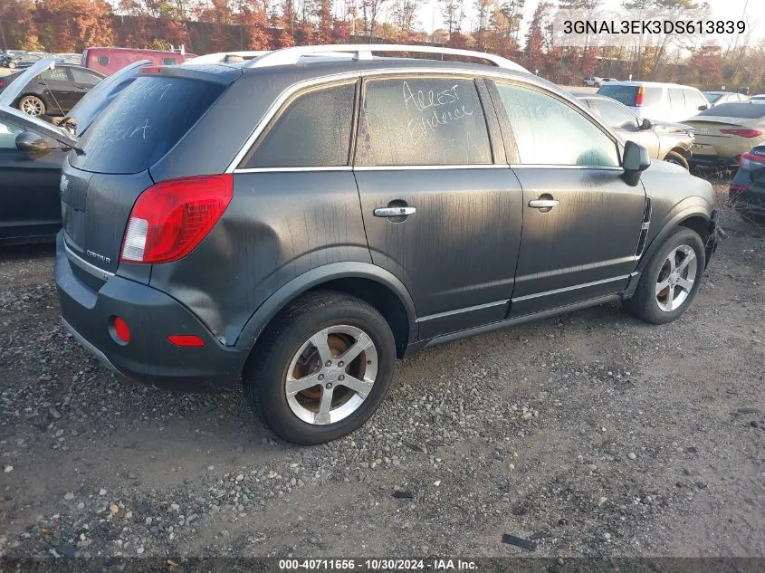 2013 Chevrolet Captiva Sport Lt VIN: 3GNAL3EK3DS613839 Lot: 40711656