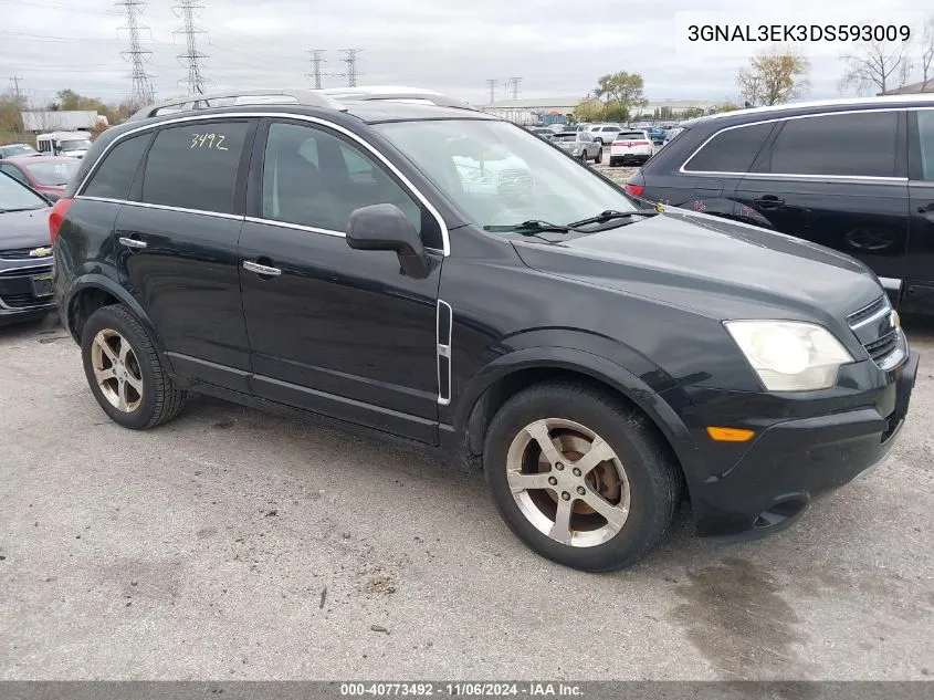 2013 Chevrolet Captiva Sport Lt VIN: 3GNAL3EK3DS593009 Lot: 40773492