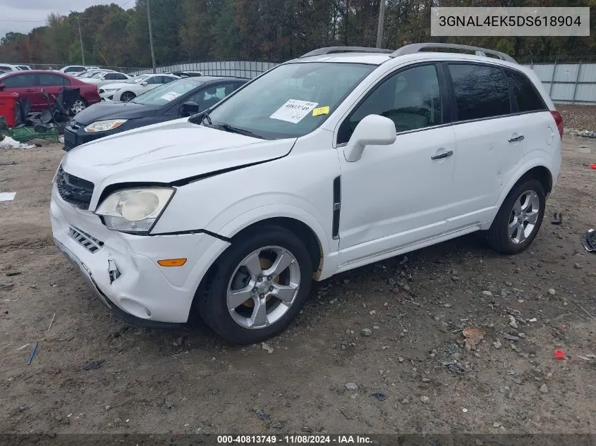 2013 Chevrolet Captiva Sport Ltz VIN: 3GNAL4EK5DS618904 Lot: 40813749