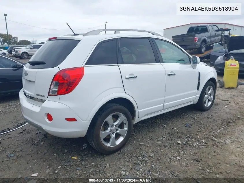 2013 Chevrolet Captiva Sport Ltz VIN: 3GNAL4EK5DS618904 Lot: 40813749