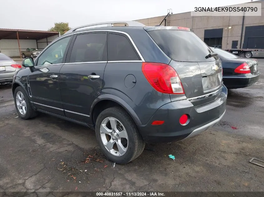 2013 Chevrolet Captiva Sport Ltz VIN: 3GNAL4EK9DS540790 Lot: 40831557