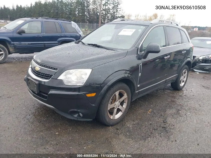 2013 Chevrolet Captiva Sport Lt VIN: 3GNAL3EK9DS610508 Lot: 40855284