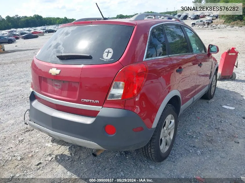 2014 Chevrolet Captiva Sport 2Ls VIN: 3GNAL2EK8ES576282 Lot: 39500537