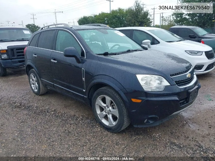 2014 Chevrolet Captiva Sport Lt VIN: 3GNAL3EK7ES679540 Lot: 40248716