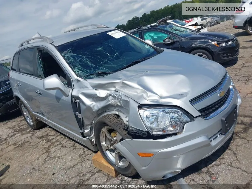 2014 Chevrolet Captiva Sport Lt VIN: 3GNAL3EK4ES533533 Lot: 40359442