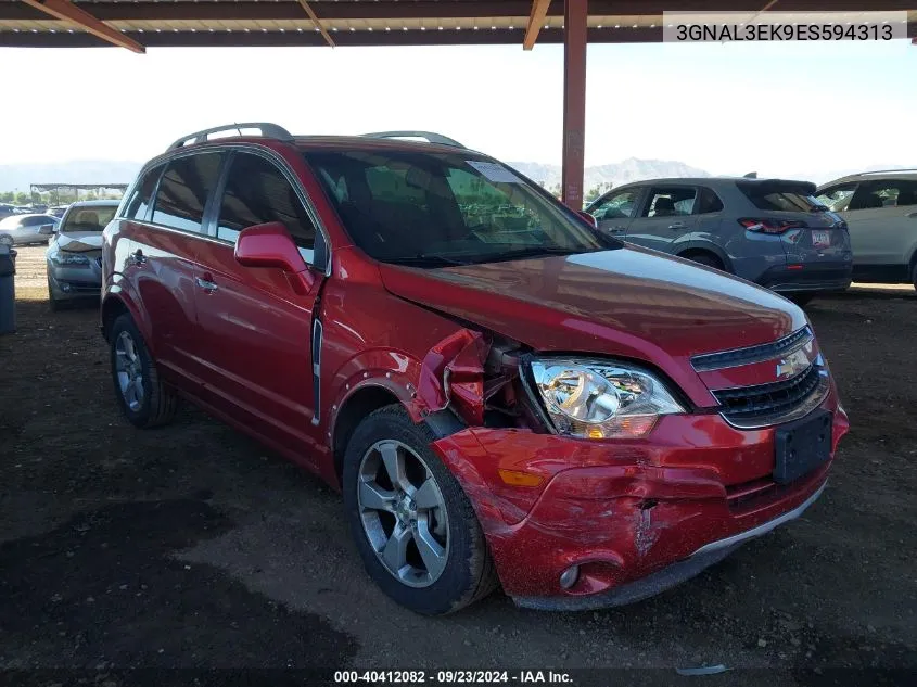 2014 Chevrolet Captiva Sport Lt VIN: 3GNAL3EK9ES594313 Lot: 40412082