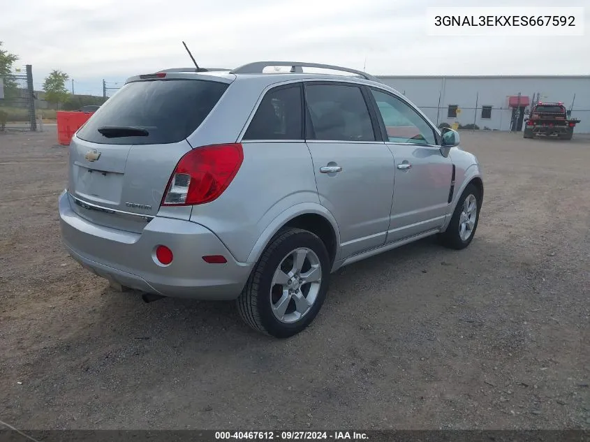 3GNAL3EKXES667592 2014 Chevrolet Captiva Sport Lt