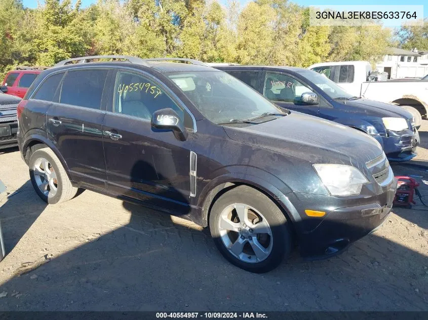 2014 Chevrolet Captiva Sport Lt VIN: 3GNAL3EK8ES633764 Lot: 40554957