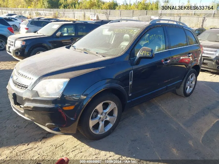 2014 Chevrolet Captiva Sport Lt VIN: 3GNAL3EK8ES633764 Lot: 40554957