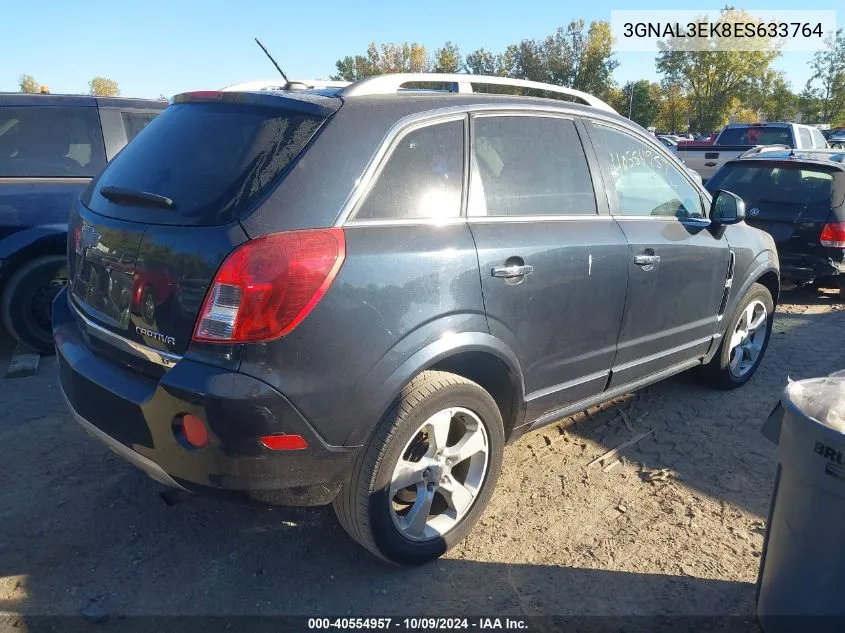 2014 Chevrolet Captiva Sport Lt VIN: 3GNAL3EK8ES633764 Lot: 40554957