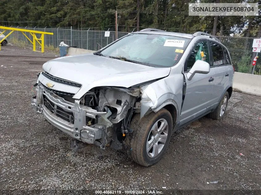 2014 Chevrolet Captiva Sport 2Ls VIN: 3GNAL2EK9EF508704 Lot: 40562119