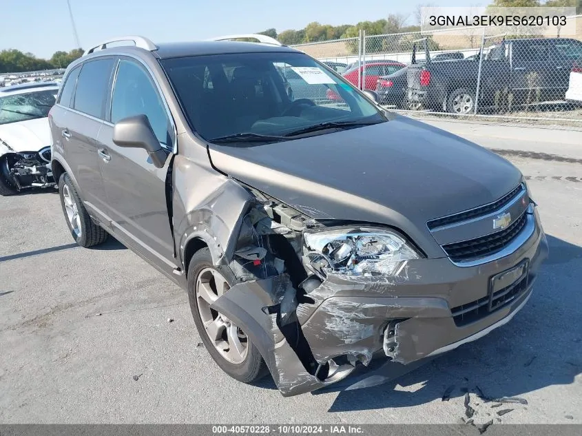 2014 Chevrolet Captiva Sport Lt VIN: 3GNAL3EK9ES620103 Lot: 40570228