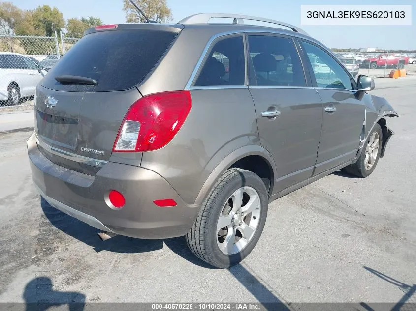 2014 Chevrolet Captiva Sport Lt VIN: 3GNAL3EK9ES620103 Lot: 40570228