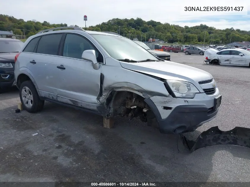 2014 Chevrolet Captiva Sport 2Ls VIN: 3GNAL2EK9ES591437 Lot: 40586601