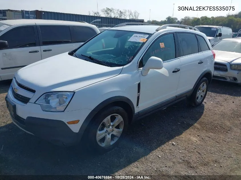 2014 Chevrolet Captiva Sport 2Ls VIN: 3GNAL2EK7ES535075 Lot: 40676884