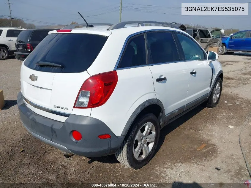 2014 Chevrolet Captiva Sport 2Ls VIN: 3GNAL2EK7ES535075 Lot: 40676884