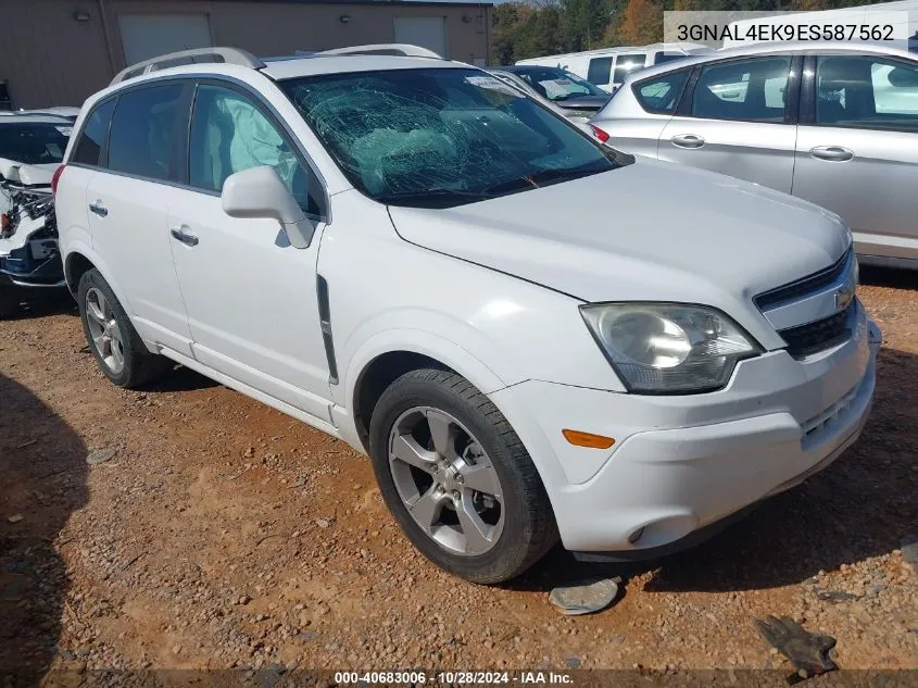 2014 Chevrolet Captiva Sport Ltz VIN: 3GNAL4EK9ES587562 Lot: 40683006