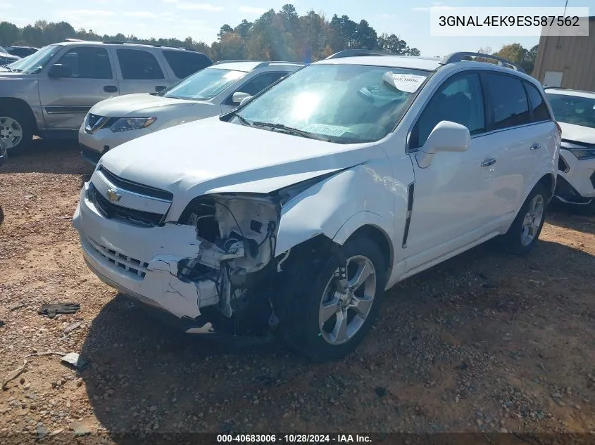 2014 Chevrolet Captiva Sport Ltz VIN: 3GNAL4EK9ES587562 Lot: 40683006