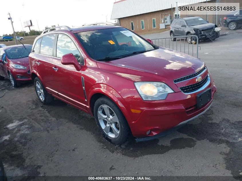 2014 Chevrolet Captiva Sport Ltz VIN: 3GNAL4EK5ES514883 Lot: 40683637