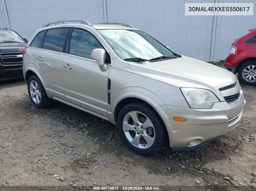 2014 Chevrolet Captiva Sport Ltz VIN: 3GNAL4EKXES550617 Lot: 40710617