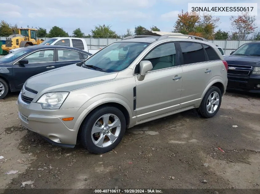 2014 Chevrolet Captiva Sport Ltz VIN: 3GNAL4EKXES550617 Lot: 40710617