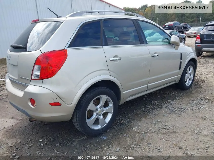 2014 Chevrolet Captiva Sport Ltz VIN: 3GNAL4EKXES550617 Lot: 40710617