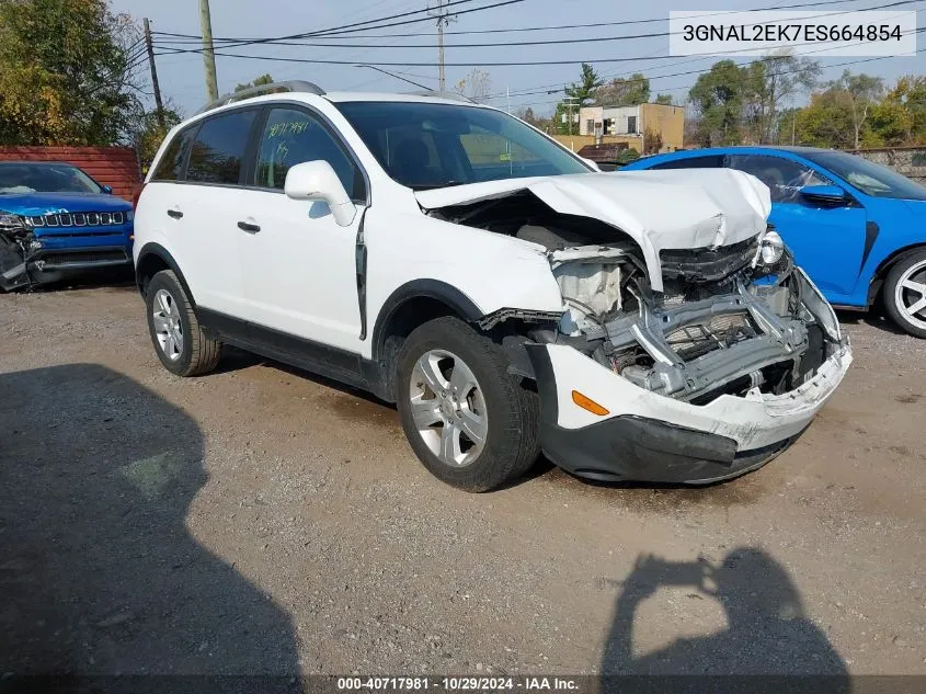 2014 Chevrolet Captiva Sport 2Ls VIN: 3GNAL2EK7ES664854 Lot: 40717981