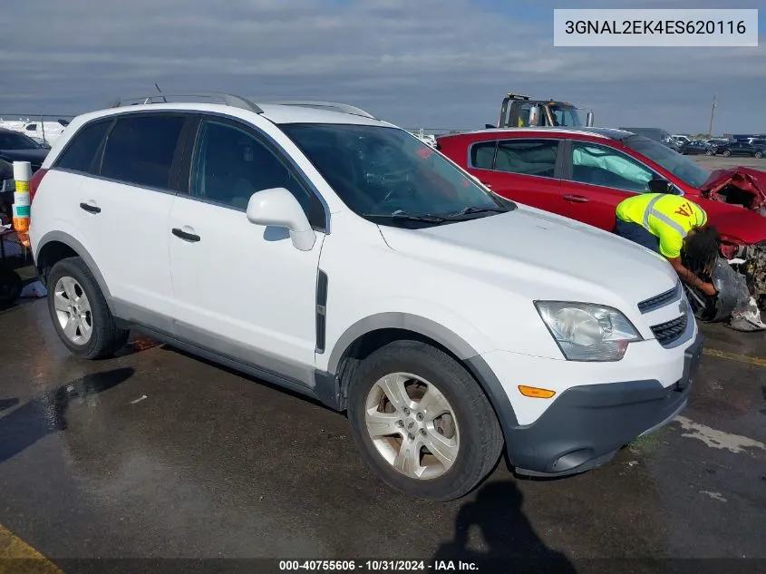 2014 Chevrolet Captiva Sport 2Ls VIN: 3GNAL2EK4ES620116 Lot: 40755606