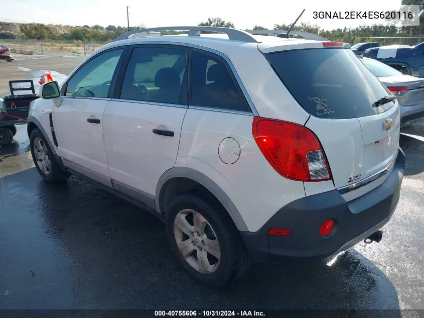 2014 Chevrolet Captiva Sport 2Ls VIN: 3GNAL2EK4ES620116 Lot: 40755606