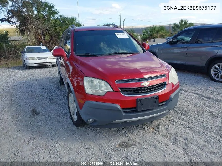 2014 Chevrolet Captiva Sport 2Ls VIN: 3GNAL2EK8ES675197 Lot: 40789806