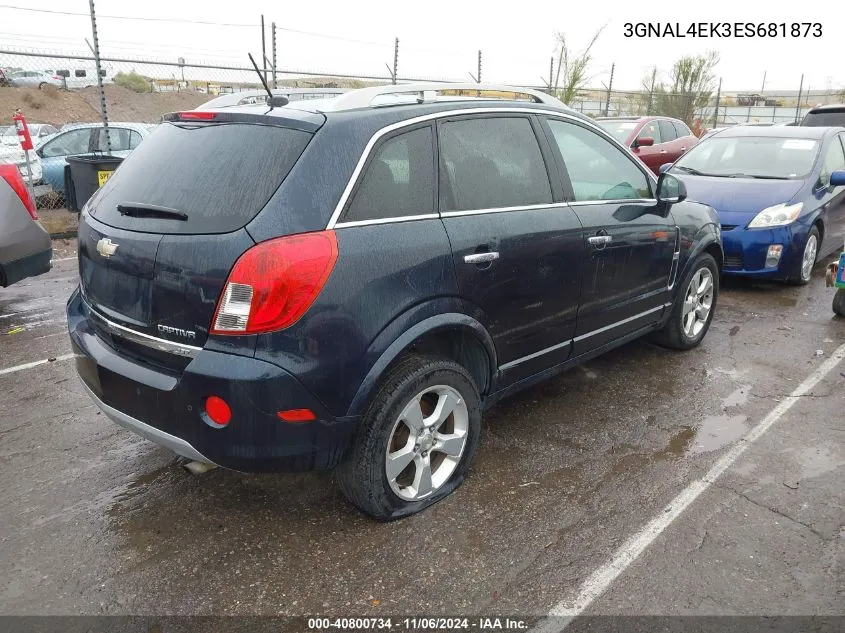 3GNAL4EK3ES681873 2014 Chevrolet Captiva Sport Ltz