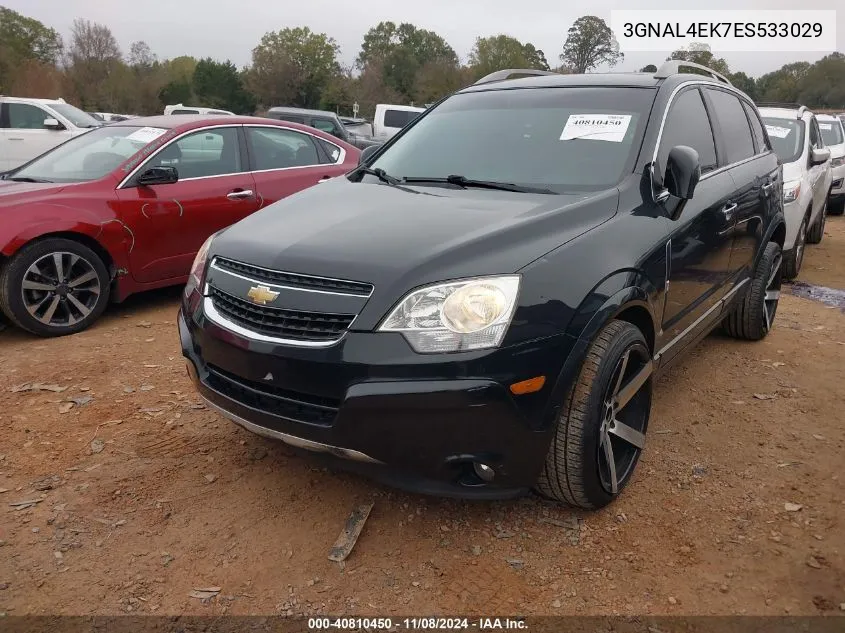 2014 Chevrolet Captiva Sport Ltz VIN: 3GNAL4EK7ES533029 Lot: 40810450