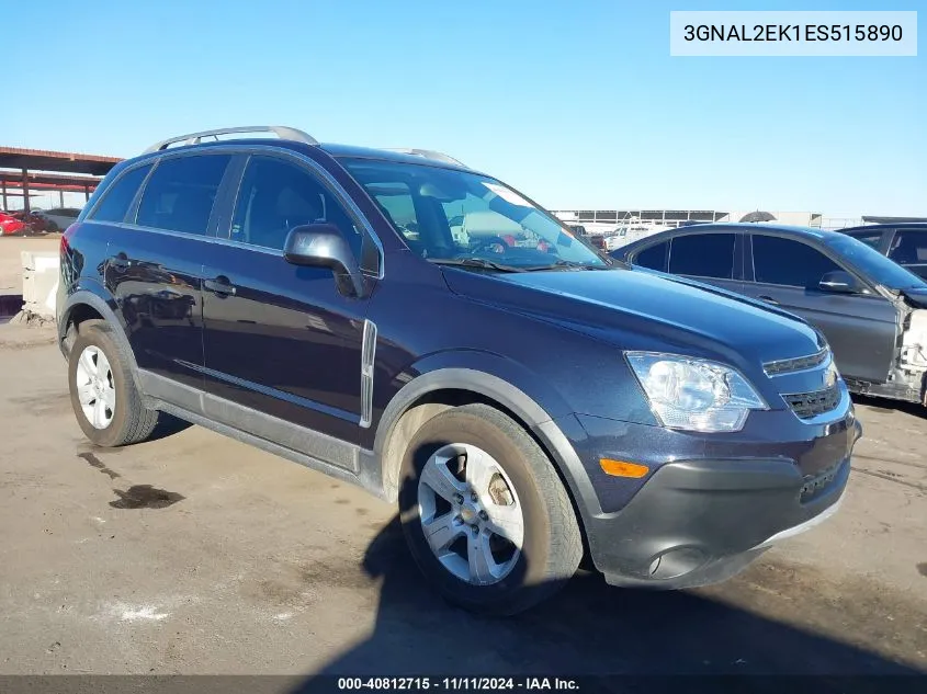 2014 Chevrolet Captiva Sport 2Ls VIN: 3GNAL2EK1ES515890 Lot: 40812715