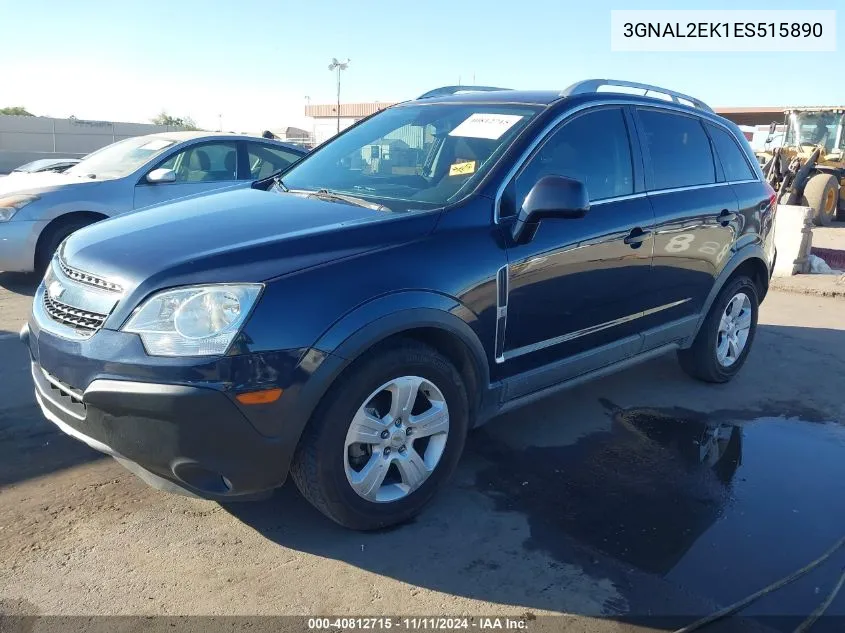 2014 Chevrolet Captiva Sport 2Ls VIN: 3GNAL2EK1ES515890 Lot: 40812715