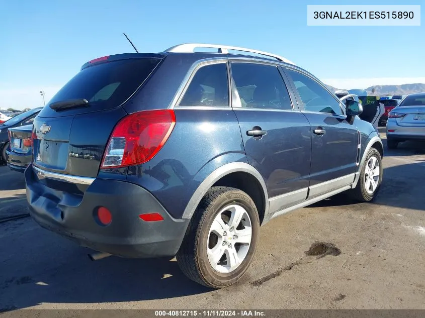 2014 Chevrolet Captiva Sport 2Ls VIN: 3GNAL2EK1ES515890 Lot: 40812715