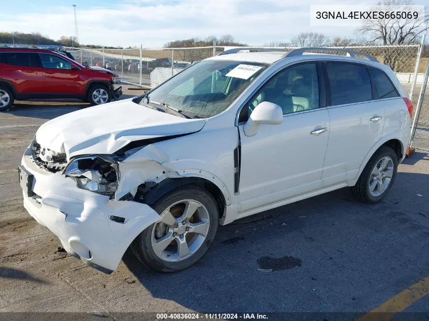 2014 Chevrolet Captiva Sport Ltz VIN: 3GNAL4EKXES665069 Lot: 40836024