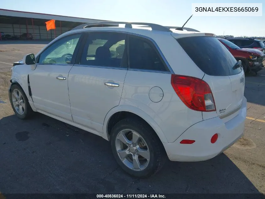 2014 Chevrolet Captiva Sport Ltz VIN: 3GNAL4EKXES665069 Lot: 40836024