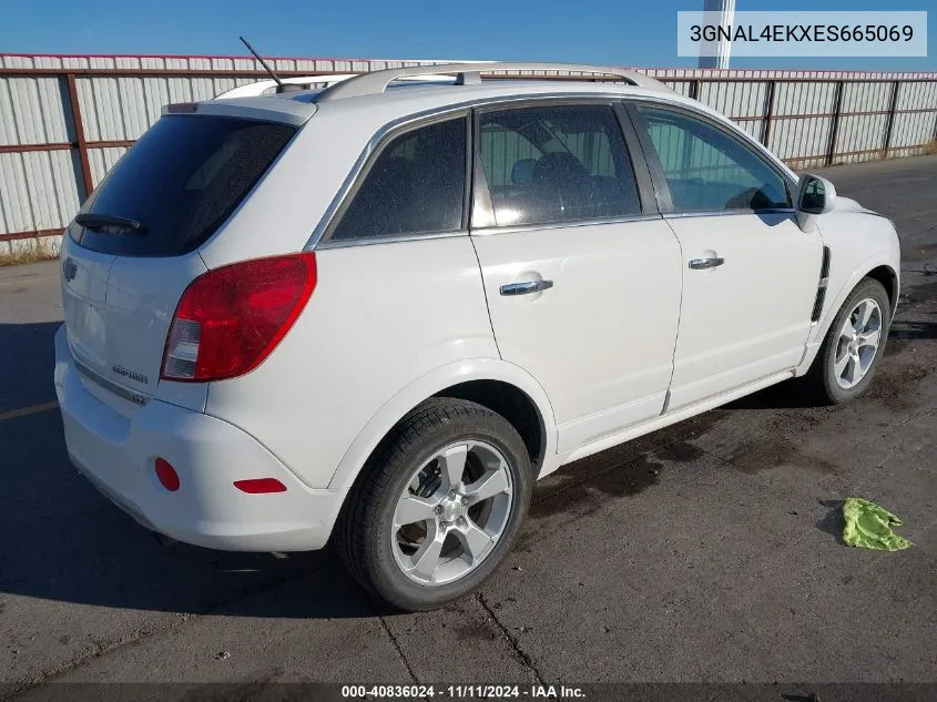 2014 Chevrolet Captiva Sport Ltz VIN: 3GNAL4EKXES665069 Lot: 40836024