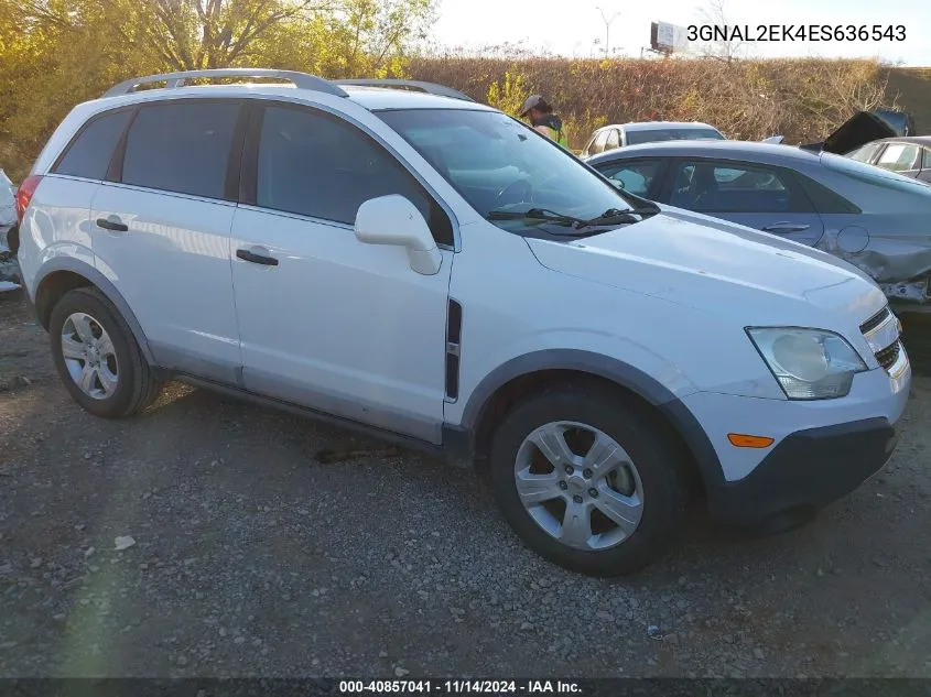 2014 Chevrolet Captiva Sport 2Ls VIN: 3GNAL2EK4ES636543 Lot: 40857041