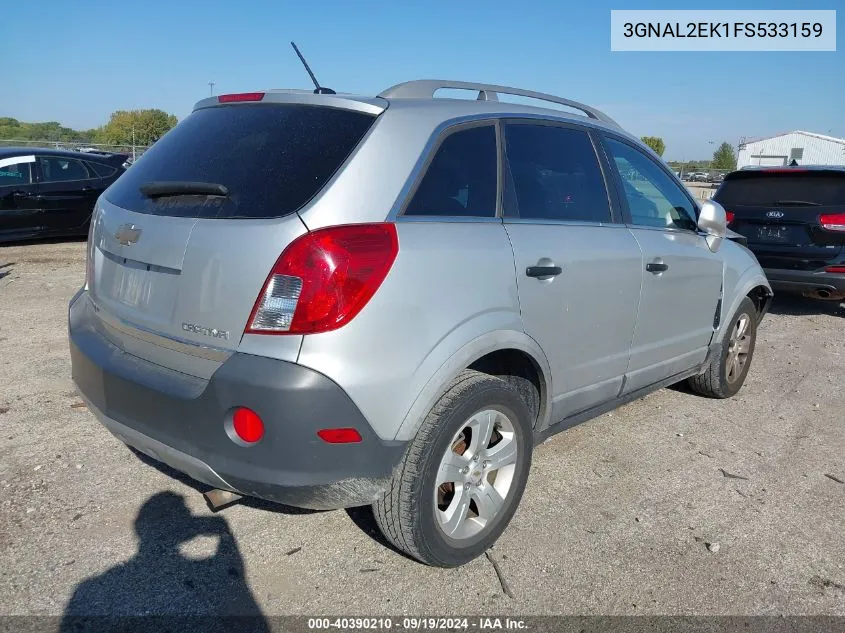 2015 Chevrolet Captiva Sport 2Ls VIN: 3GNAL2EK1FS533159 Lot: 40390210