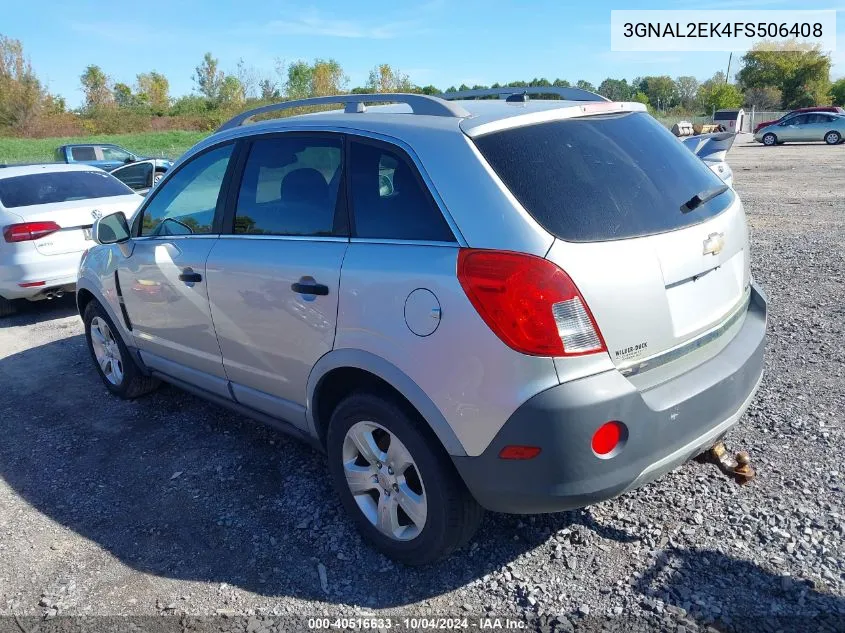 2015 Chevrolet Captiva Sport 2Ls VIN: 3GNAL2EK4FS506408 Lot: 40516633