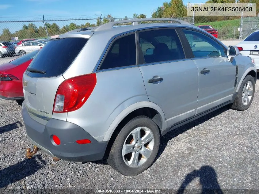 2015 Chevrolet Captiva Sport 2Ls VIN: 3GNAL2EK4FS506408 Lot: 40516633